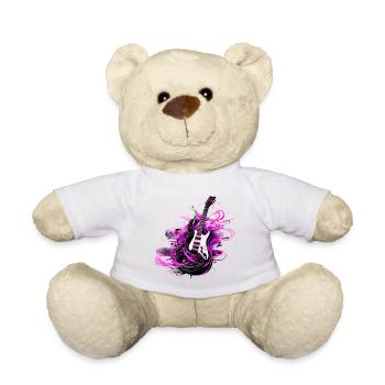 E-Gitarre Gitarre Gitarrist Musik Instrument Rock - Teddy - Sonnengelb - Vorne
