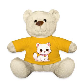 Kitten Bell Magic - Teddy Bear - sun yellow - Front