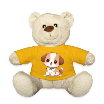 Dog Cute Comic - Teddy Bear - sun yellow - Front