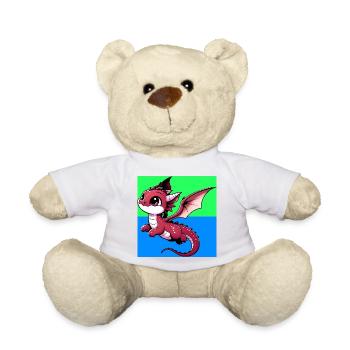 Drache - Teddy - Sonnengelb - Vorne