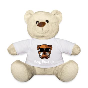 Cooler Bulldog Hey Paws Up Sonnenbrille Hundekunst - Teddy - Sonnengelb - Vorne