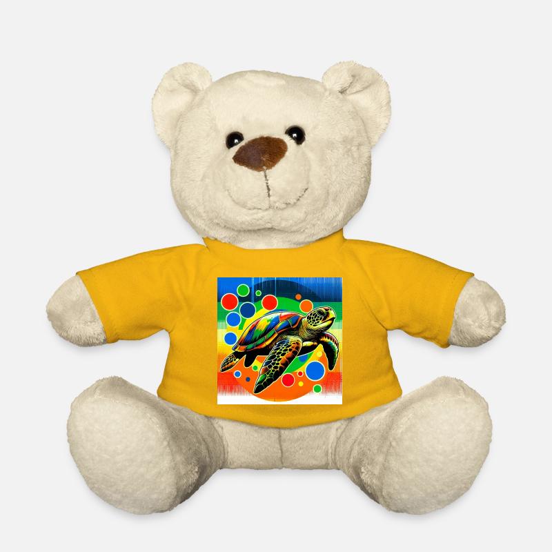 turtle - Teddy Bear - sun yellow