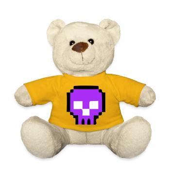 Fin du jeu de Pixel Skull - Nounours - jaune soleil - Devant