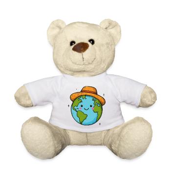 Smiling Land in the Hat - Teddy Bear -  - Front