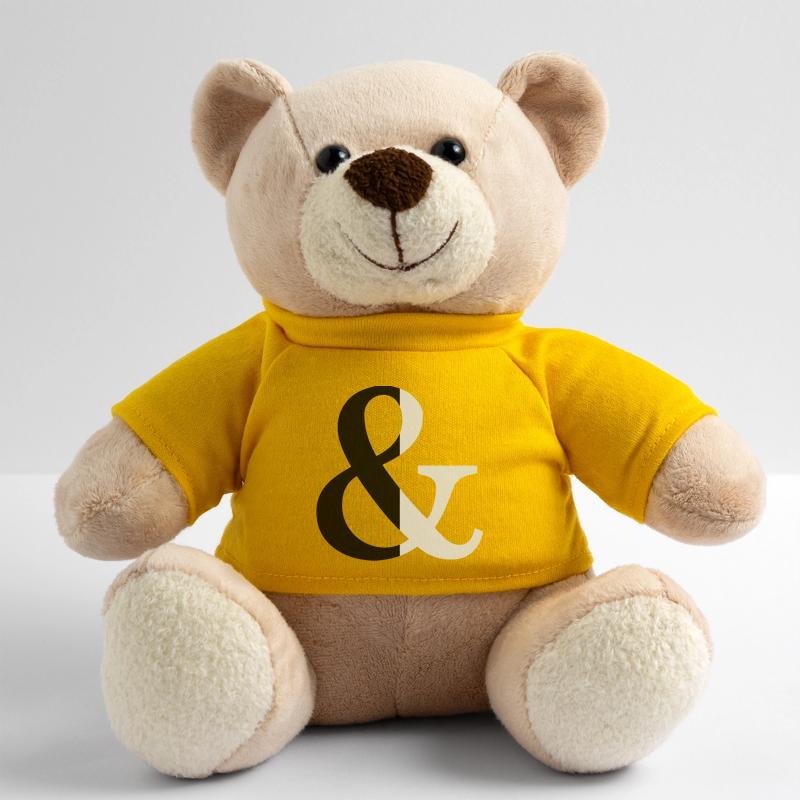 Esperluette bicolore signe icône cadeau idée Nounours