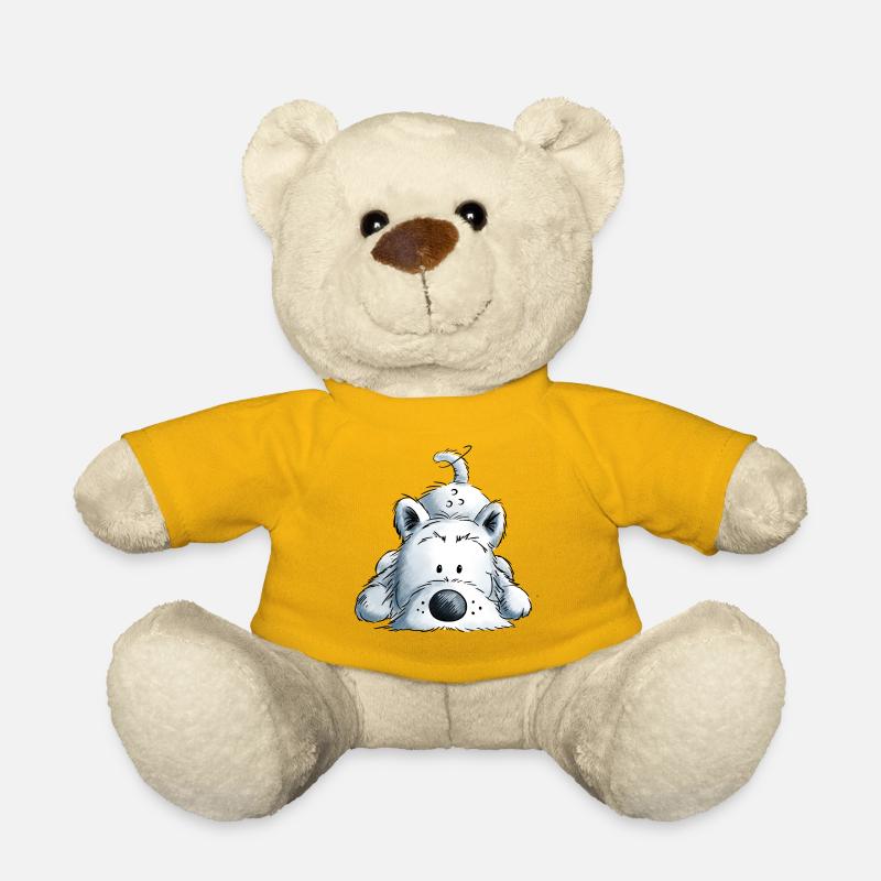 Verspielter Westie - West Highland White Terrier - Teddy - Sonnengelb
