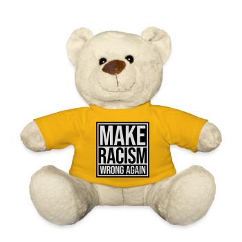 Rendre le racisme répréhensible - Nounours - jaune soleil - Devant