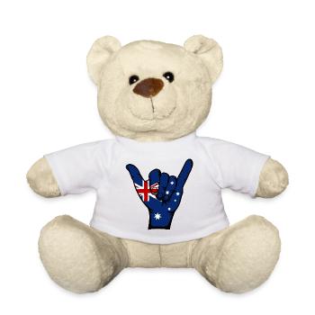 Australien Flagge Surfing Symbol - Teddy -  - Vorne