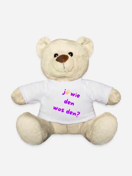 How? Why? Austrian Slang 🤠 - Teddy Bear - sun yellow