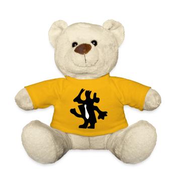 Mann im minimalistischen Design - Teddy - Sonnengelb - Vorne