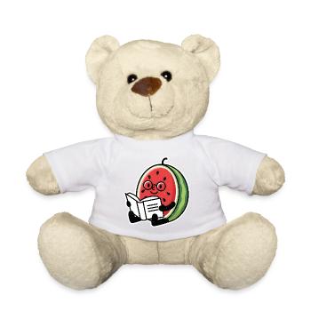Wassermelone Leseheld - Teddy - Sonnengelb - Vorne