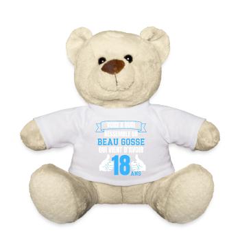 Geburtstag 18 Jahre Junge Lustig Gut aussehend - Teddy - Sonnengelb - Vorne