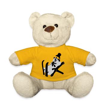 Bonhomme de neige - Nounours - jaune soleil - Devant