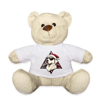 Weihnachtshund mit Sonnenbrille - Teddy - Sonnengelb - Vorne