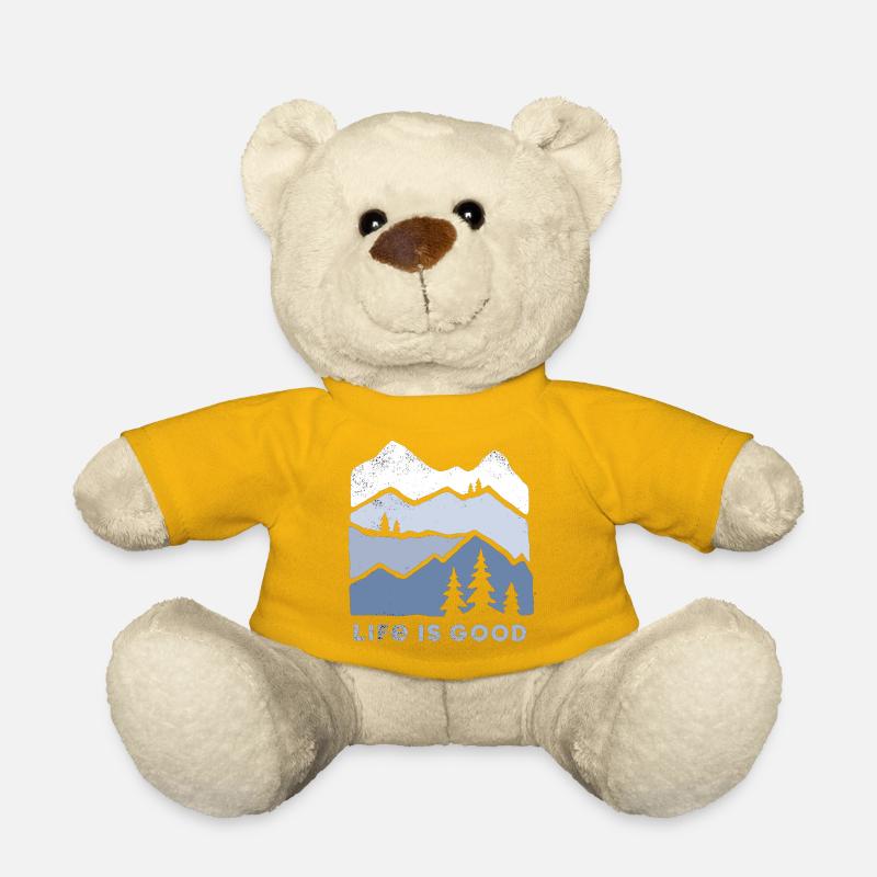 Berglandschaft Lebensfreude - Teddy - Sonnengelb