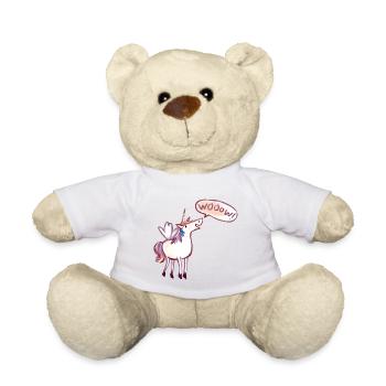 Unicorn Comic, waouh, étonné - Nounours - jaune soleil - Devant