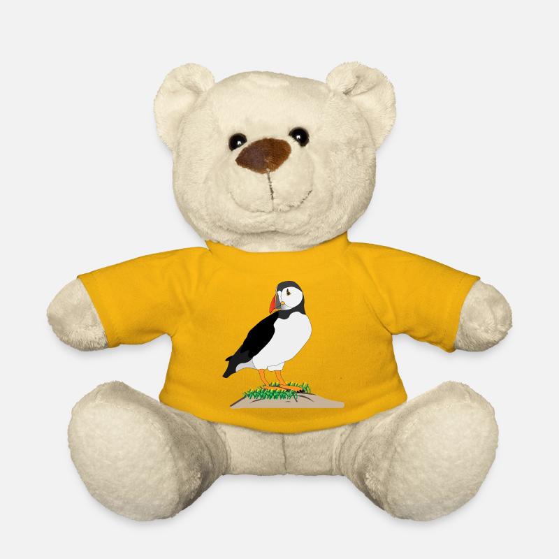Puffin Print - Teddy - Sonnengelb