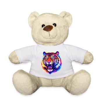 Tiger Head - Teddy Bear - sun yellow - Front