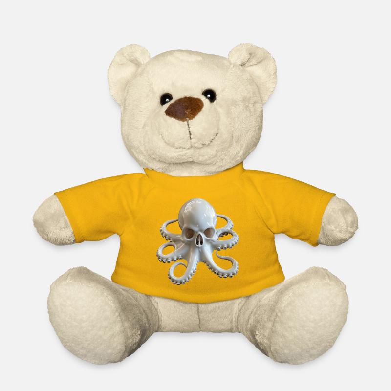 Skull Octopus Fusion - Nounours - jaune soleil