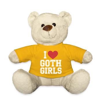 Ich liebe Goth Girls - Teddy - Sonnengelb - Vorne