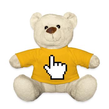 Original mouse hand - Teddy Bear - sun yellow - Front