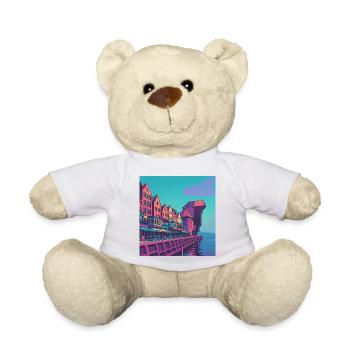 Gdansk Hafen Neon Farben - Teddy - Sonnengelb - Vorne