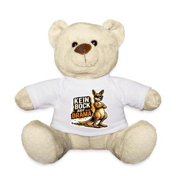 Känguru Kein Bock auf Drama – Lustiger Spruch Sonn - Teddy - Sonnengelb - Vorne