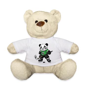 Eishockeyspieler Panda - Teddy - Sonnengelb - Vorne