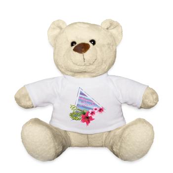 Du bist wundervoll  - Teddy - Sonnengelb - Vorne