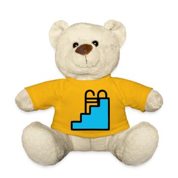  Pool Leiter Schwimmbad Icon - Teddy - Sonnengelb - Vorne