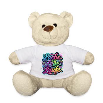 Laugh Live Run Graffiti - Teddy Bear - sun yellow - Front