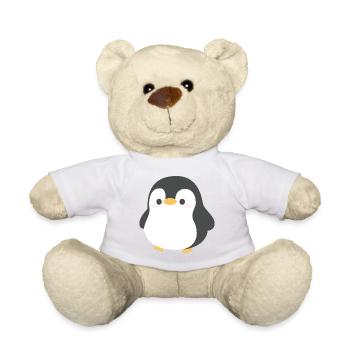 Chibi-Pinguin-Silhouette - Teddy - Sonnengelb - Vorne