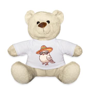 Taube Vogel Lustig Sombrero - Teddy - Sonnengelb - Vorne