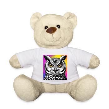 Eule - Teddy - Sonnengelb - Vorne