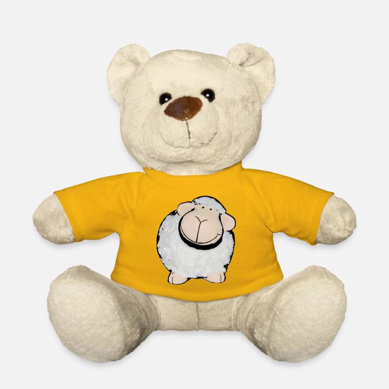 sheep - Teddy Bear - sun yellow