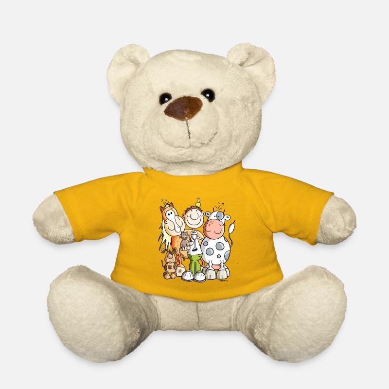 Lustiger Tierarzt - Teddy - Sonnengelb