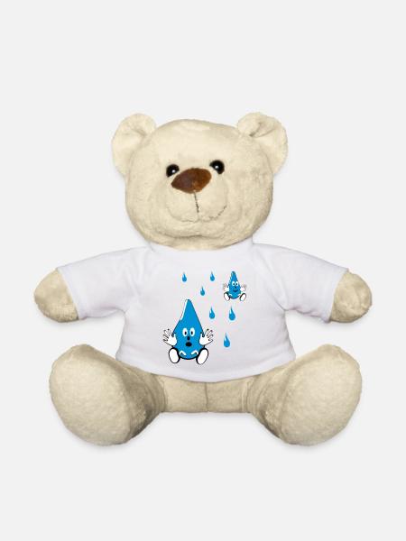 Petits amis goutte d’eau - Nounours - jaune soleil