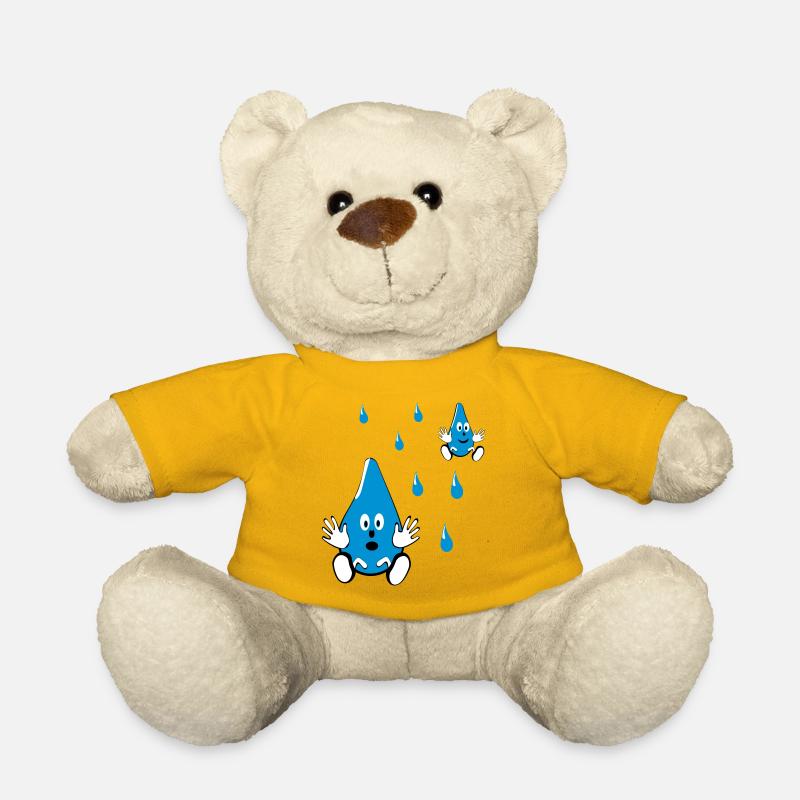 Petits amis goutte d’eau - Nounours - jaune soleil