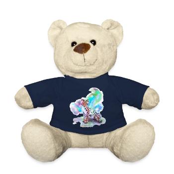 Schneeleopard - Teddy - French Navy - Vorne