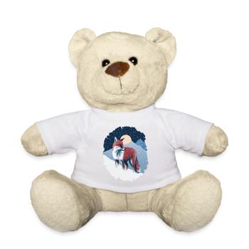 Fuchs im Schnee - Teddy - Sonnengelb - Vorne