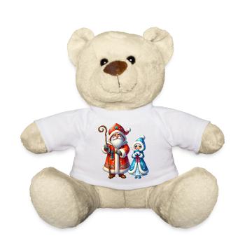 Ded Moroz Snegurotschka russischer Weihnachtsmann - Teddy - Sonnengelb - Vorne