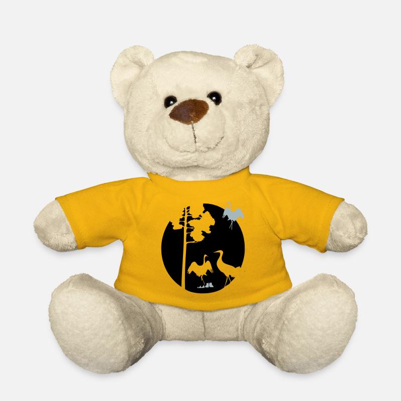 Afrika Kraniche - Teddy - Sonnengelb