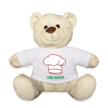 Motif de chef avec toque de chef - Nounours - jaune soleil - Devant