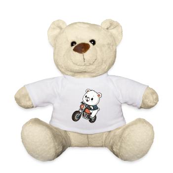 Ourson Motard Aventurier - Nounours - jaune soleil - Devant
