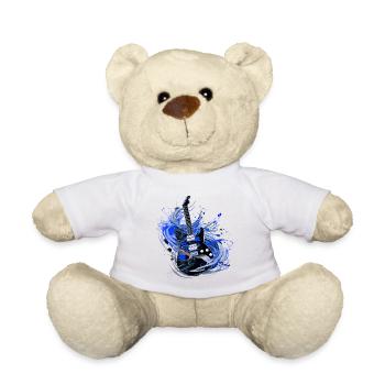 E-Gitarre Gitarre Gitarrist Musik Instrument Rock - Teddy - Sonnengelb - Vorne