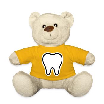 Zahn Symbol - Teddy - Sonnengelb - Vorne