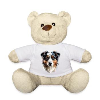Australian Shepherd Dog Lover Cute Aussie - Teddy Bear - sun yellow - Front