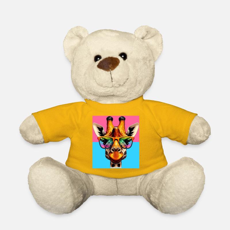 giraffe - Teddy Bear - sun yellow