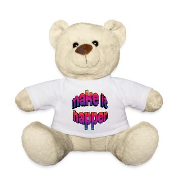 Make It Happen Gradient - Teddy Bear - sun yellow - Front
