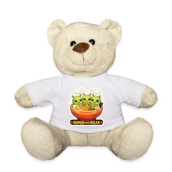 Ramen und Relax Aliens - Teddy - Sonnengelb - Vorne